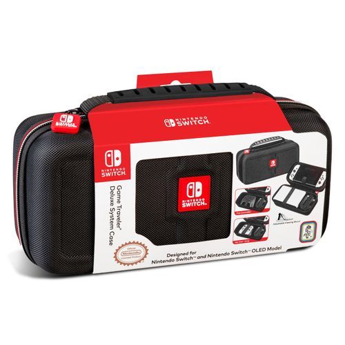 RDS Industries Nintendo Switch Travel Case And Accessories - Black