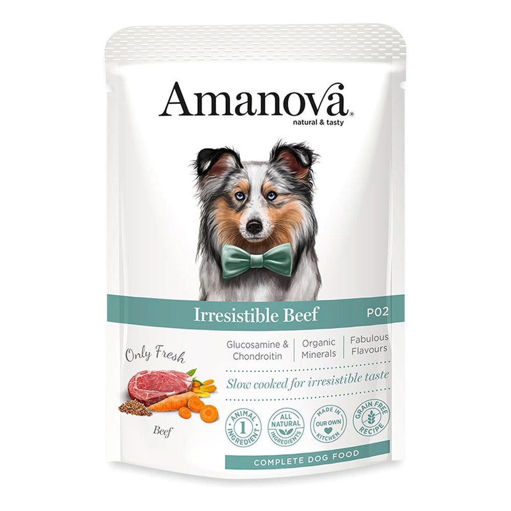 Amanova Wet Adult Irresistible Beef - 100g