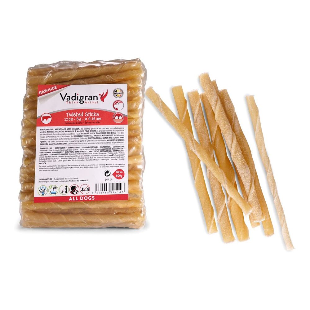 Vadigran Twisted Sticks 9g/13cm x 9-10mm (100)