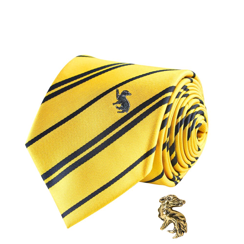 Cinereplicas Harry Potter Necktie Deluxe Box Set Hufflepuff (With Metal Pin)