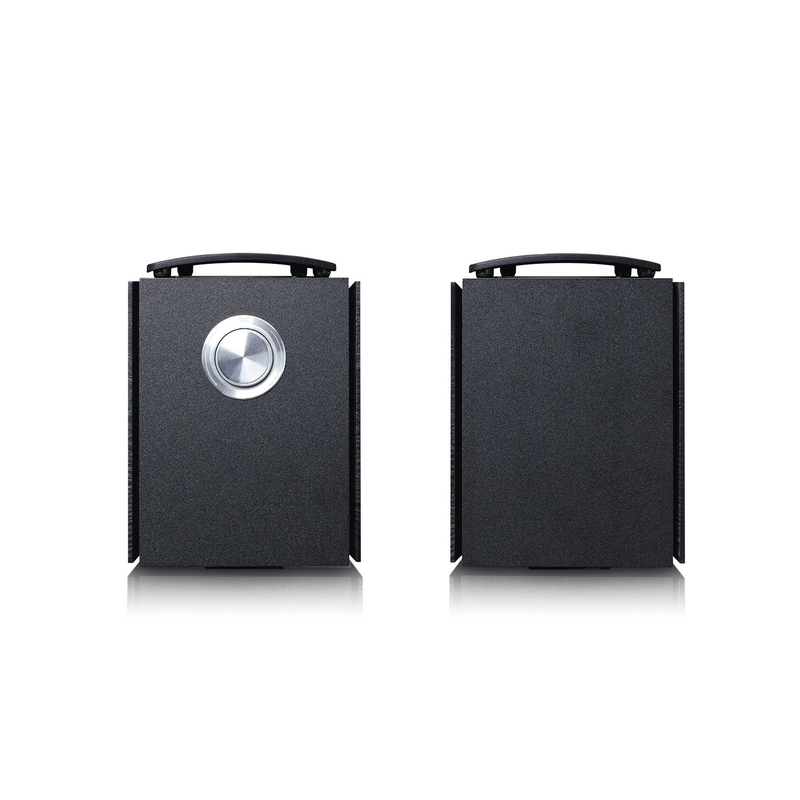 Lenco SPB-260 Black Bluetooth Hi-Fi Stereo Speaker Duo Set