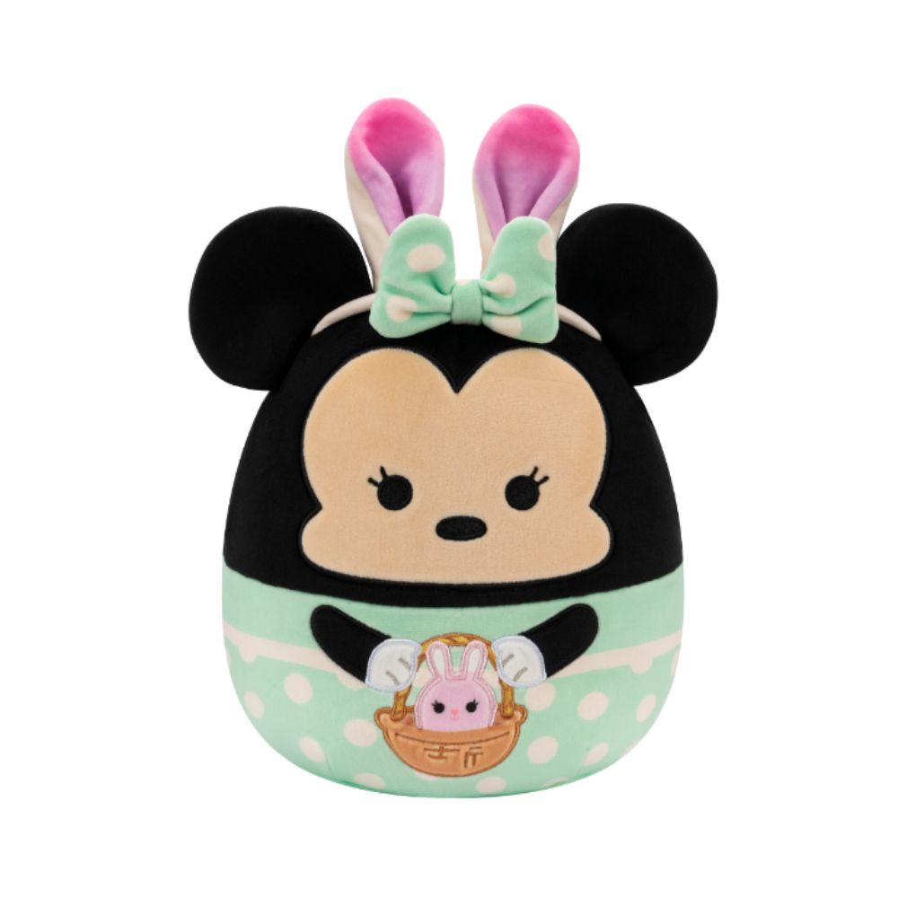Squishmallows Disney Minnie In Green Dress Bunny Ears 8-Inch Plush Toy