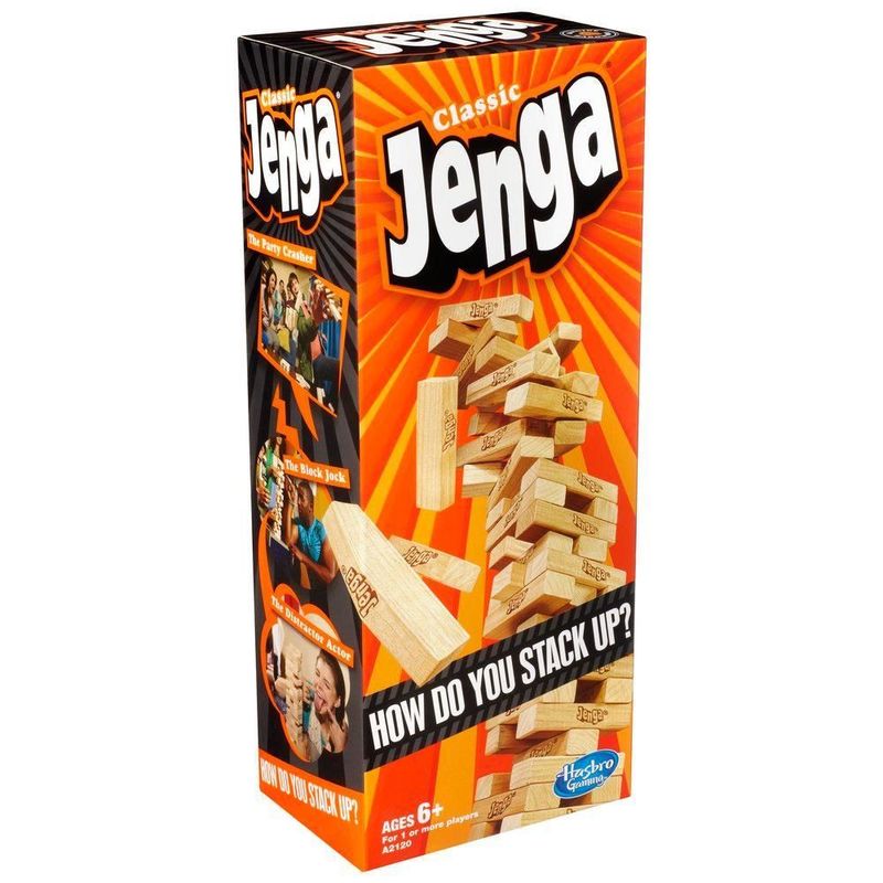 Hasbro Classic Jenga Stacking Game