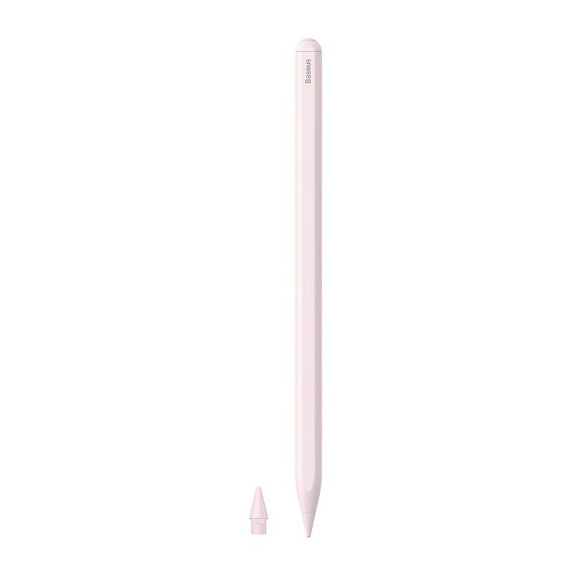 Baseus Smooth Writing 2 Series Wireless Charging Stylus Portable Touch Screen Capacitive Pencil with Nib - Active Wireless Version - Pink