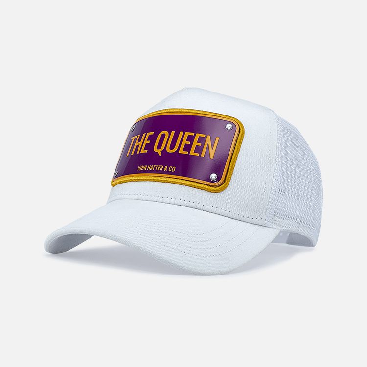 John Hatter & Co The Queen Unisex Cap White