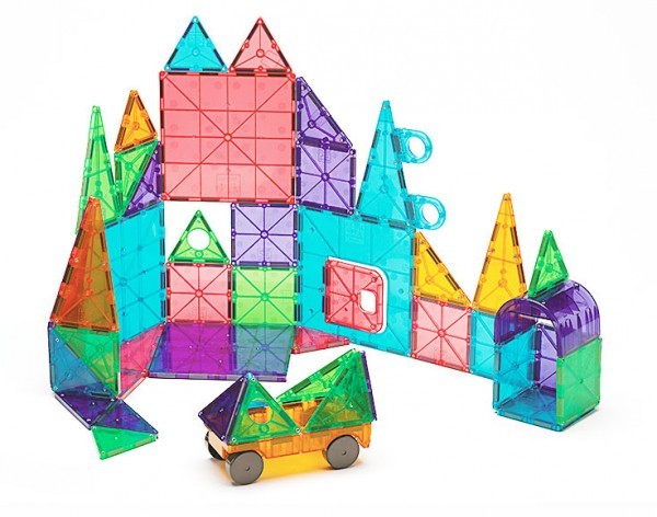 Magna-Tiles Clear Colors 48 Piece Dx Building Set