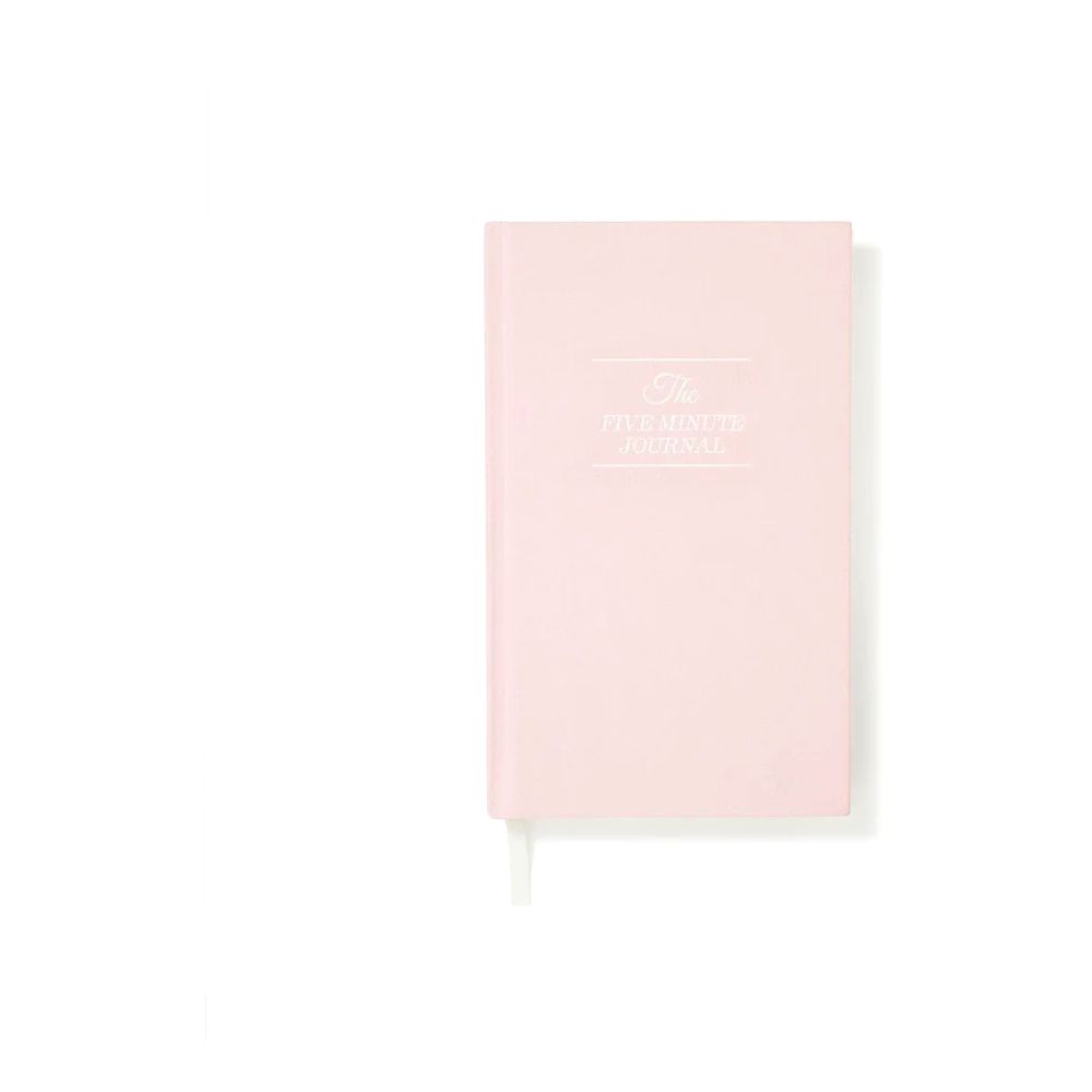 Intelligent Change Five Minute Journal - Pink/White (Blush)