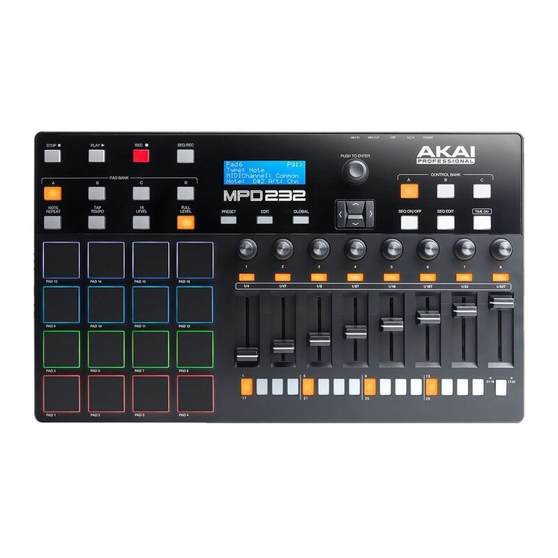 Akai MPD-232 Midi Pad Controller W/ 16 Mpc Pads