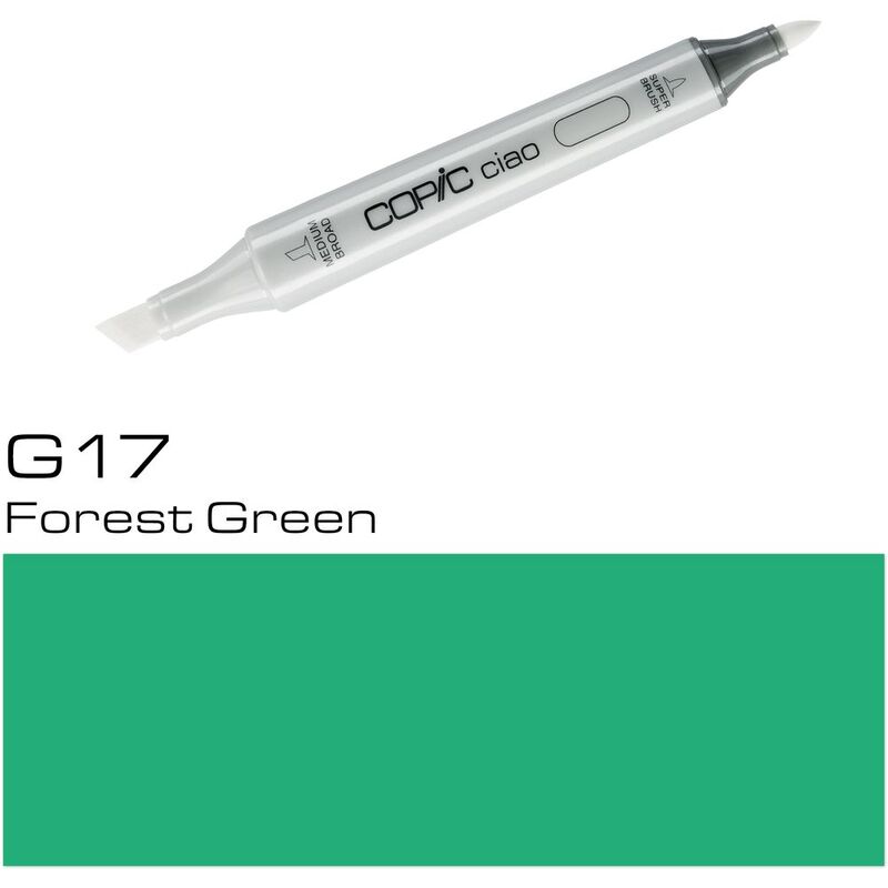 Copic Ciao Refillable Marker - G17 Forest Green