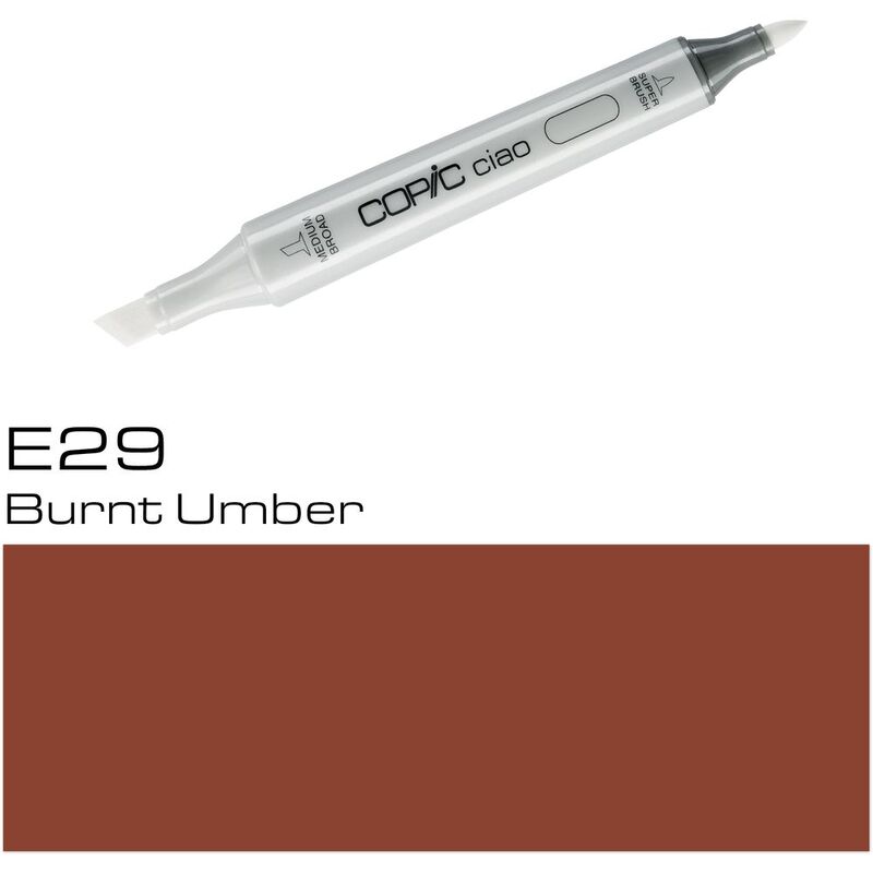 Copic Ciao Refillable Marker - E29 Burnt Umber