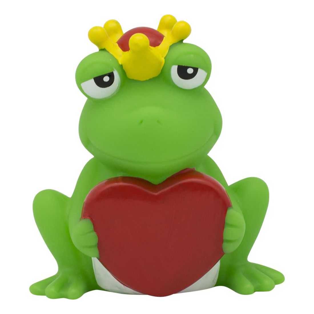 Lilalu Frog with Greeting Heart Small