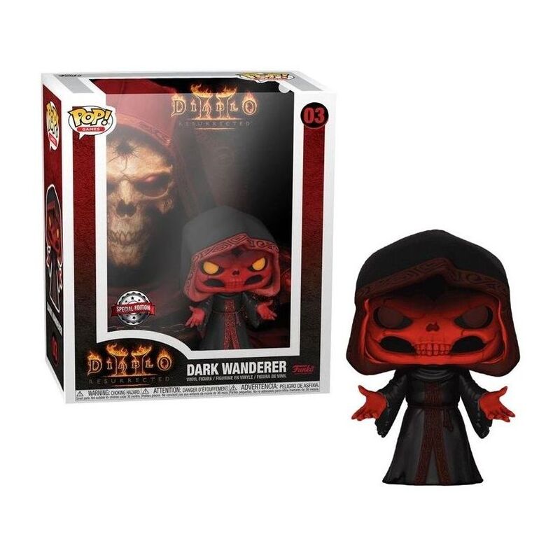 Funko Pop Game Cover Diablo 2 Dark Wanderer Glows In The Dark Vinyl Figure