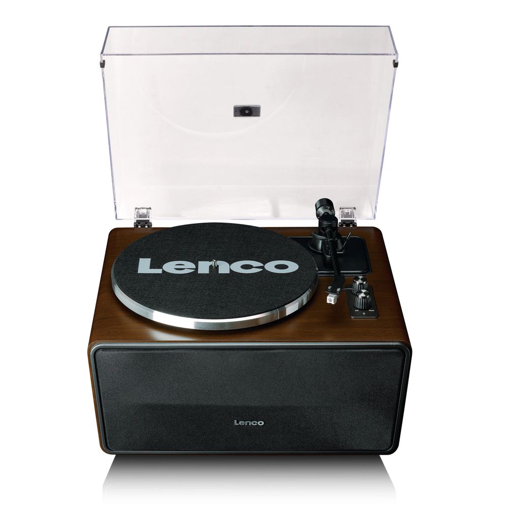 Lenco LS-470WA Turntable with Built-In Speakers and Bluetooth - Walnut