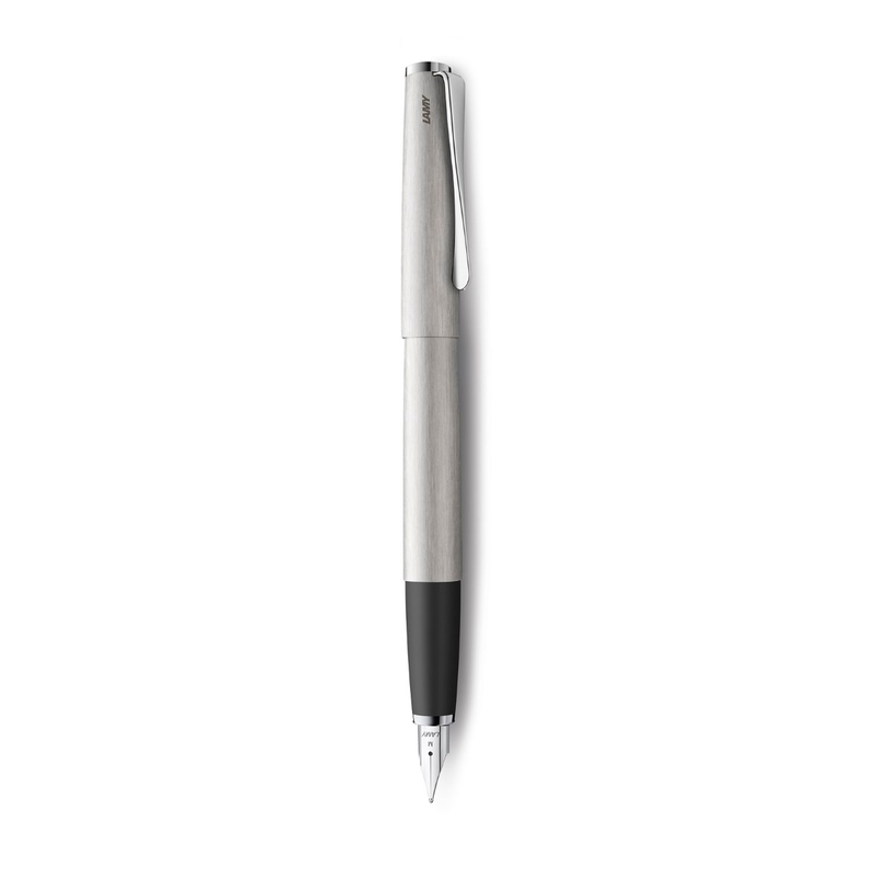 Lamy Studio Fountain Pen Medium Nib Brushed Steel