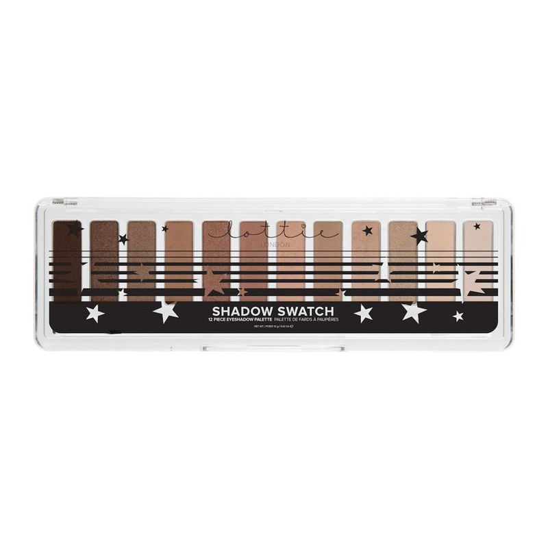 Lottie The Nudes Shadow Swatch 12 Eyeshadow Palette