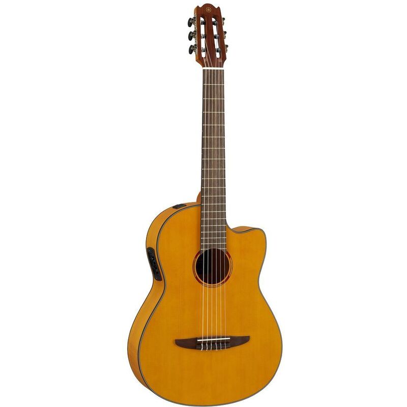 Yamaha NCX1FMNAT Nylon String Acoustic-Electric Guitar - Solid Sitka Spruce Top - Natural