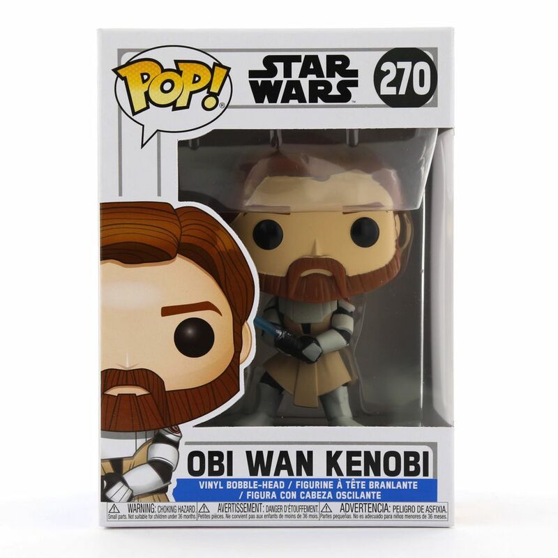 Funko Pop Clone Wars Obi Wan Kenobi Vinyl Figure