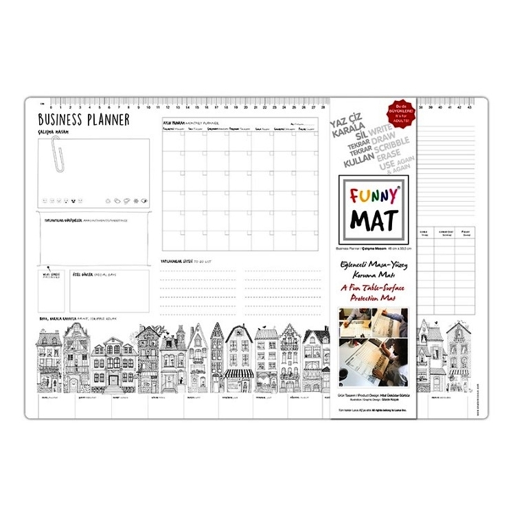 Funny Mat Activity Placemat Business Planner