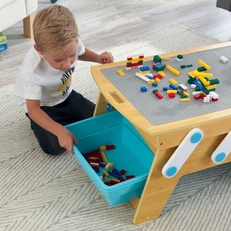 Kidkraft Building Bricks Play N Store Table Dollhouse