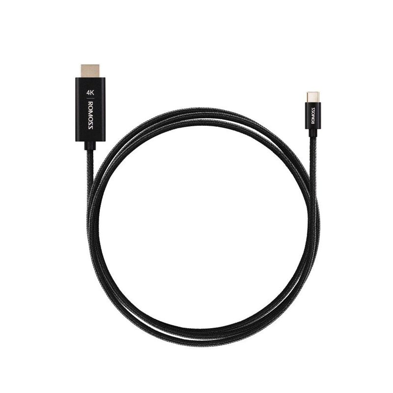 Romoss Type C to HDMI 4K 2M Cable Black