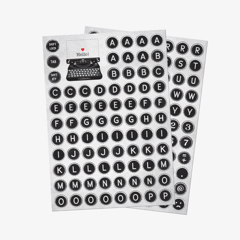 Legami Something To Write Magnetic Letters Typewriter