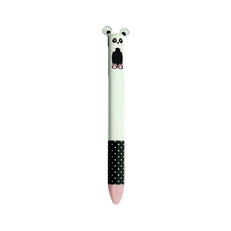 Legami Click & Clack Two Color Pen Sweet Panda