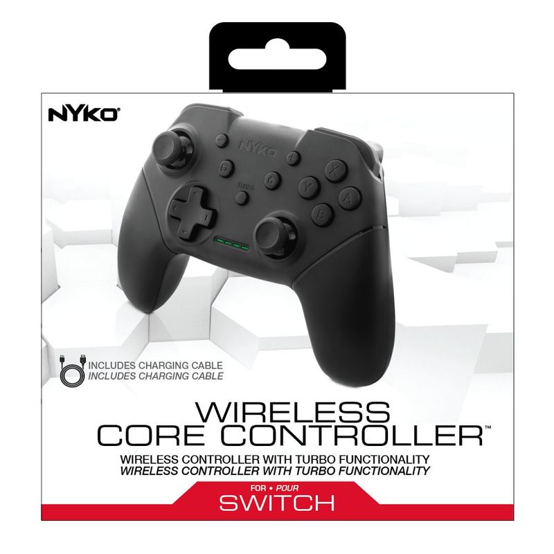 Nyko Wireless Core Controller Black for Nintendo Switch