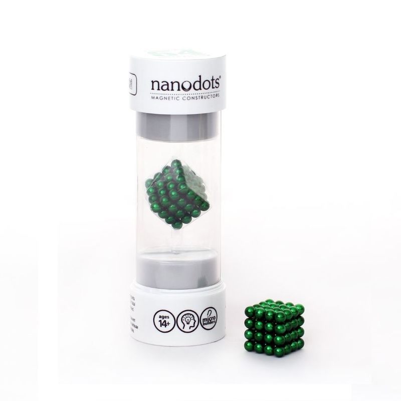 Nanodots 64 Green Magnetic Dots