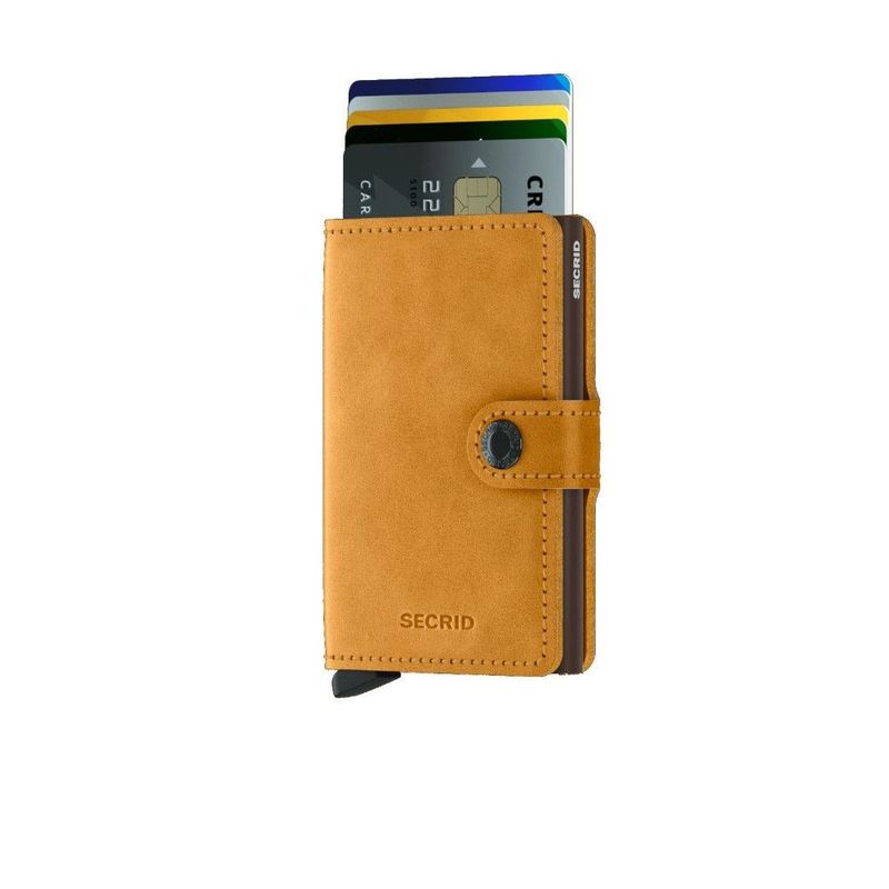 Secrid Miniwallet Leather Wallet Vintage Ochre