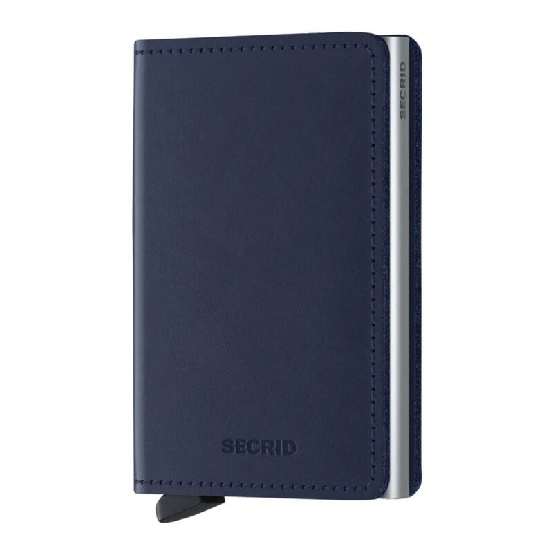 Secrid Slimwallet Leather Wallet Original - Navy