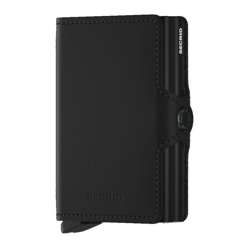 Secrid Twinwallet Leather Wallet Matte Black