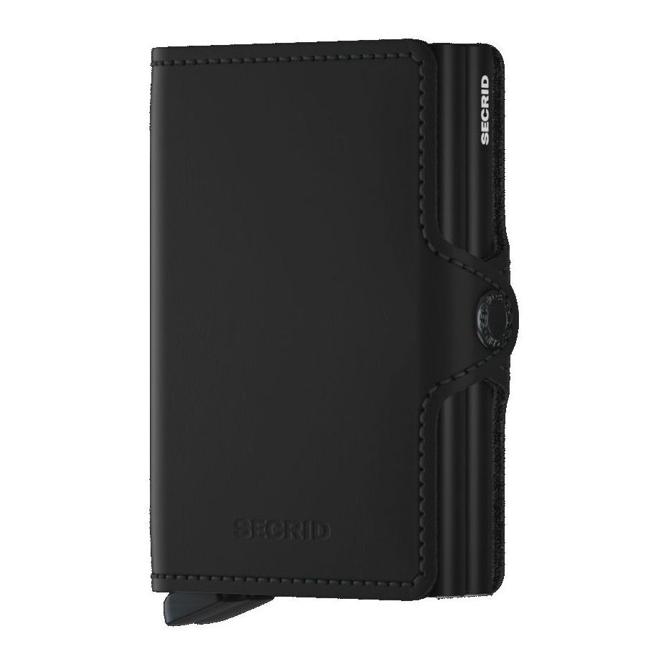 Secrid Twinwallet Leather Wallet Matte Black