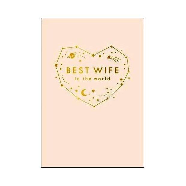 Goodhands Best Wife In The World, Constellation Greeting Card (119 x 165mm)