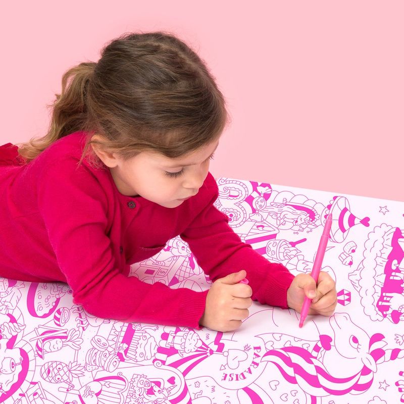 Omy Large Poster Lily Unicorn Pink