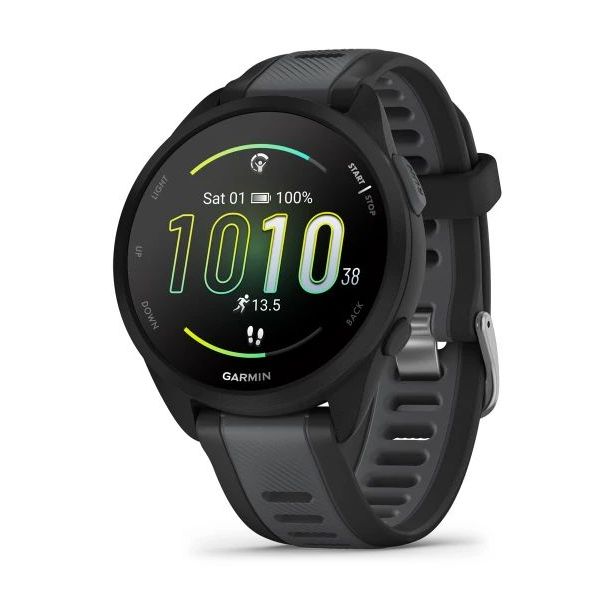 Garmin Forerunner 165 Music Fitness Smartwatch - Black/Slate Grey