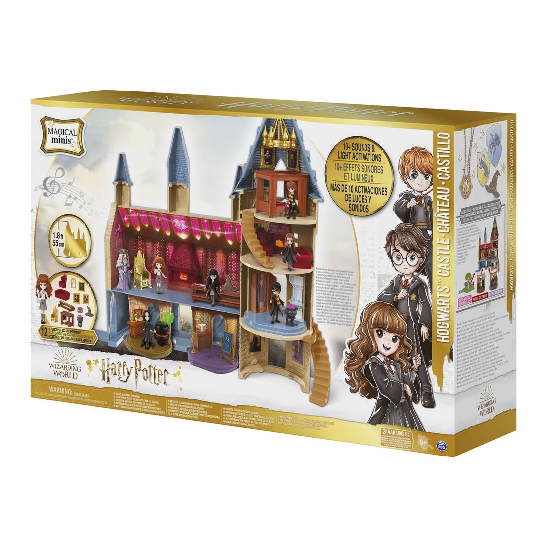 Spin Master Magical Minis Harry Potter Wizarding World Hogwarts Castle Set