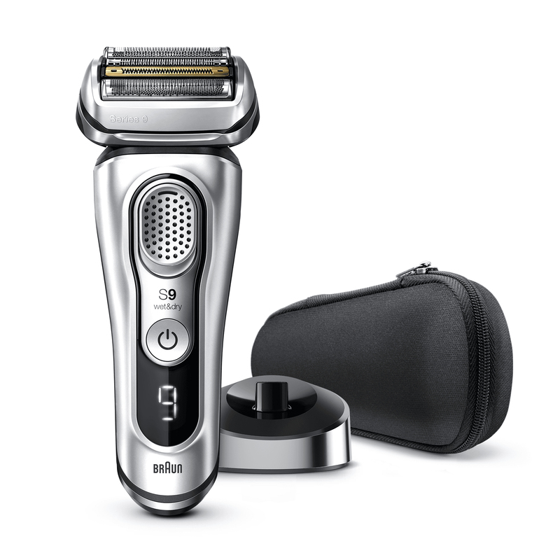 Braun Series 9 9350S Wet & Dry Shaver With Charging Stand Silver