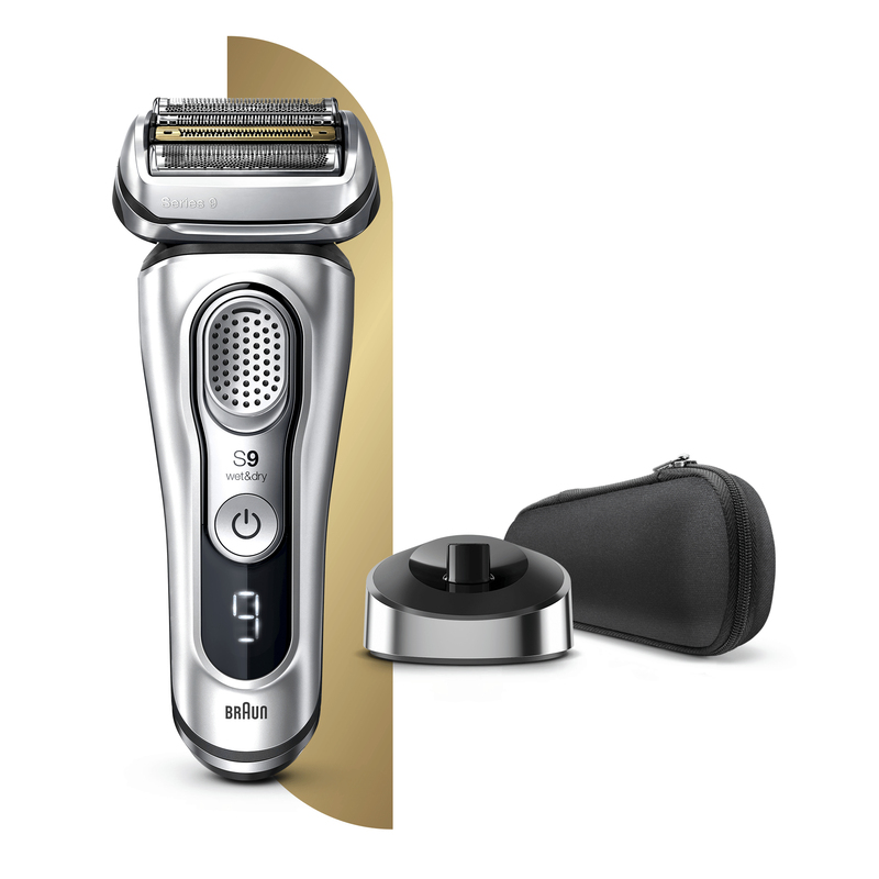 Braun Series 9 9350S Wet & Dry Shaver With Charging Stand Silver