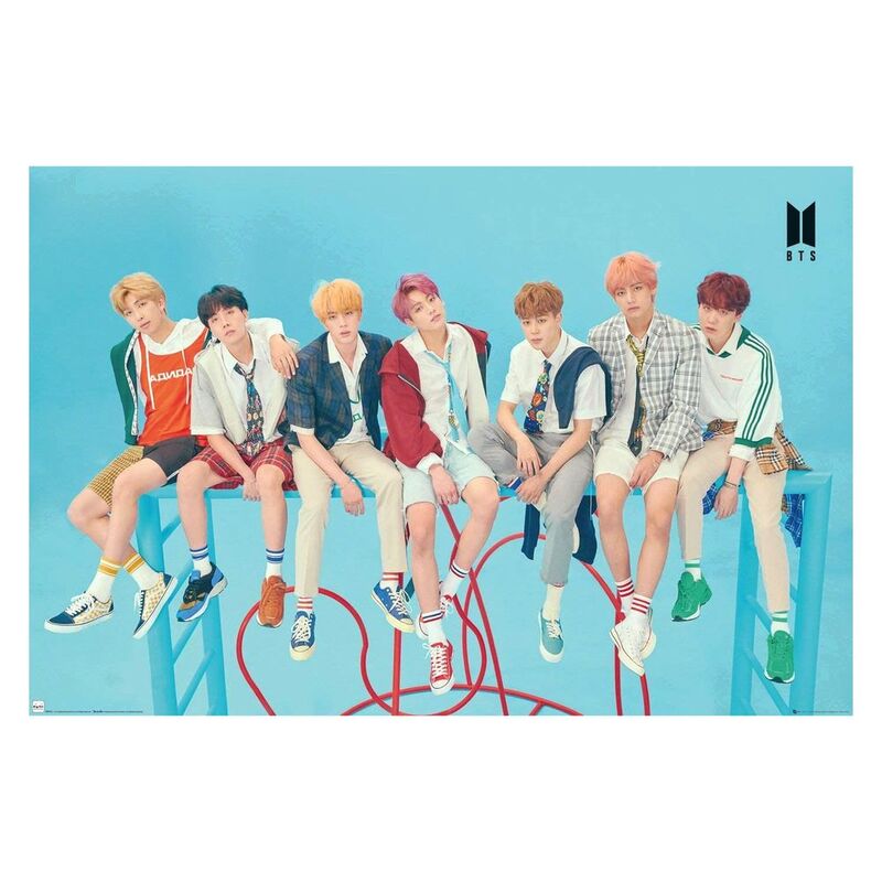 BTS Group Blue Poster (61 X 91.5cm)