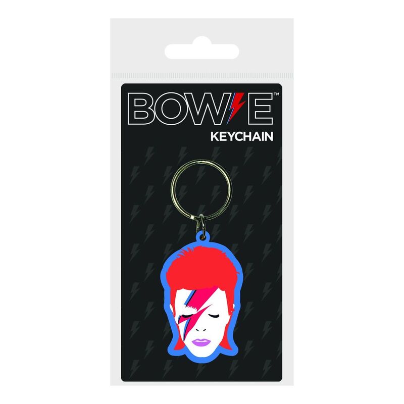 Pyramid Posters David Bowie Aladdin Sane Rubber Keychains