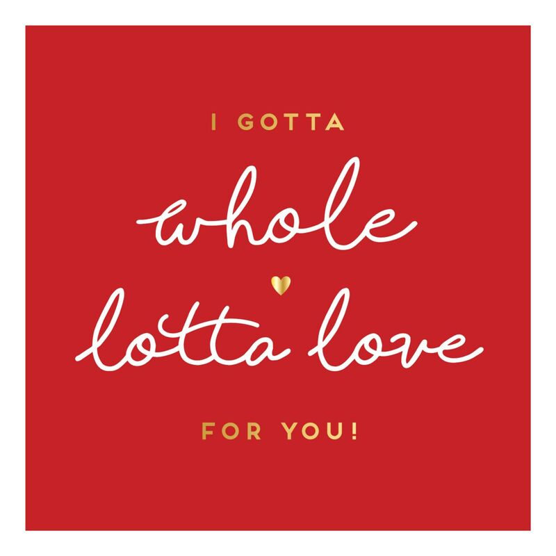 Alice Scott Whole Lotta Love Greeting Card (160 x 156mm)