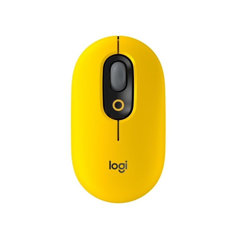 Logitech 910-006546 Pop Mouse with Emoji Blast Yellow Wireless Mouse