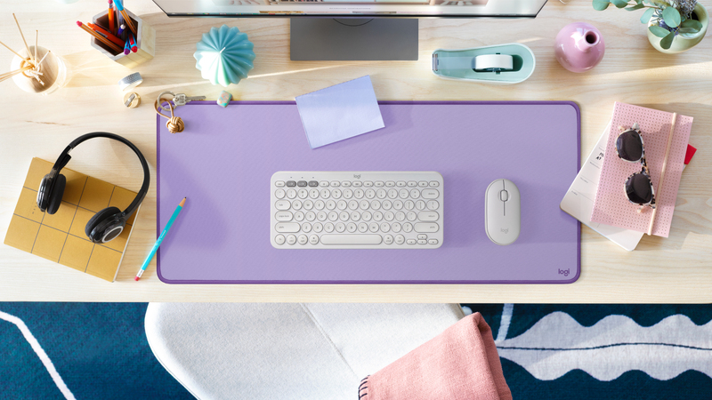 Logitech 956-000054 Desk Mat Studio Series - Lavender (70 x 30 cm)