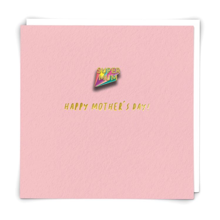 Redback Cards Supermum Mother's Day Greeting Card (140 x 140mm)