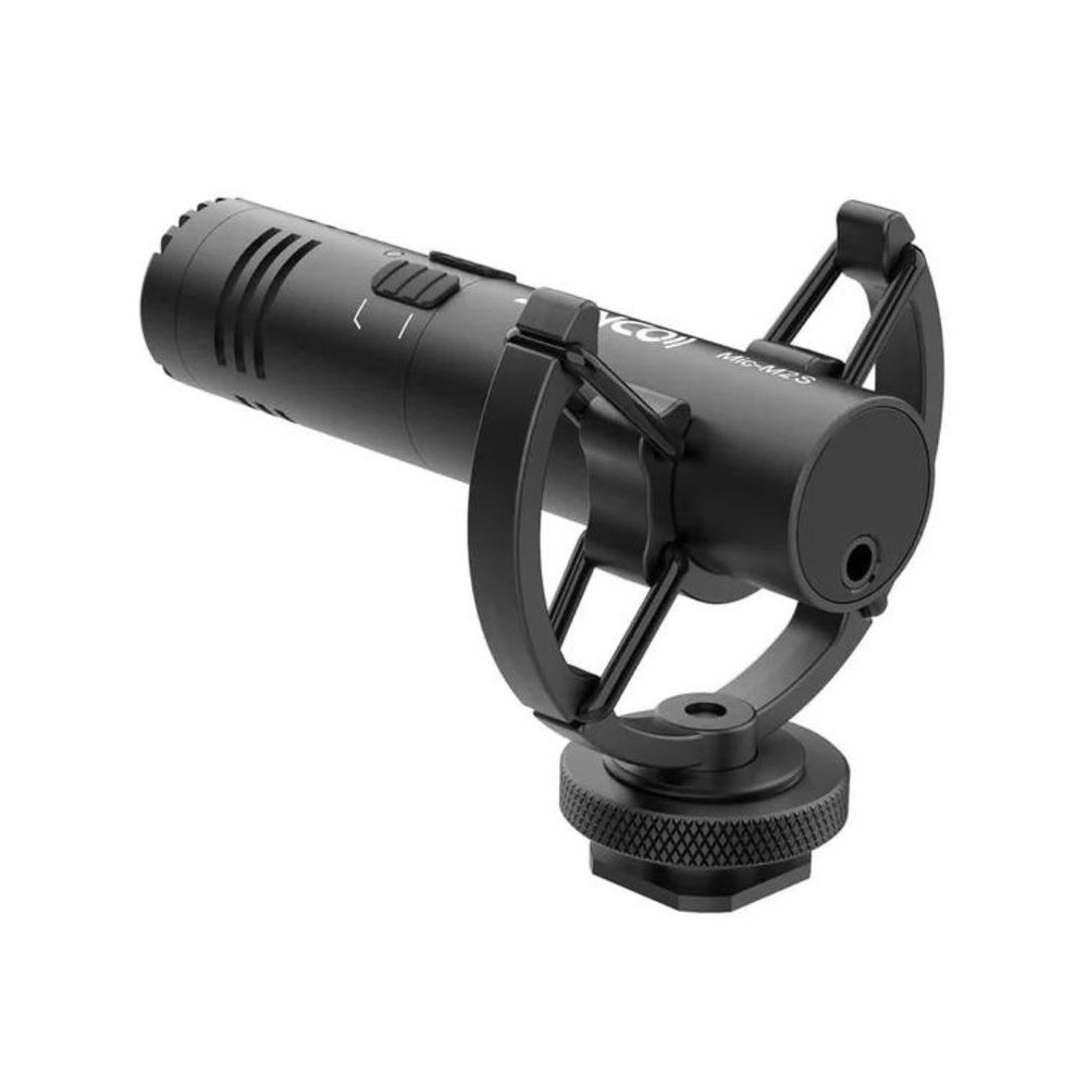 Synco Mic-M2S BK Camera Mount Shotgun Microphone – Black