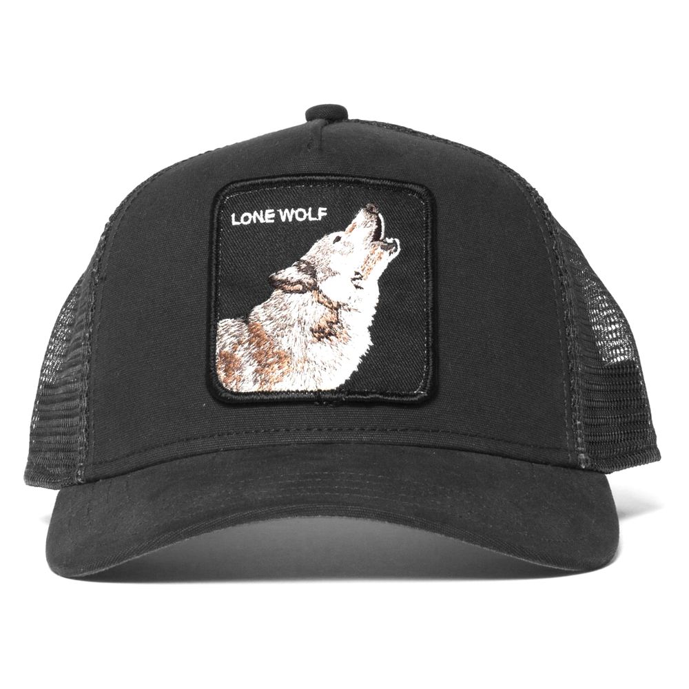 Goorin Bros The Lone Wolf Unisex Trucker Cap - Black