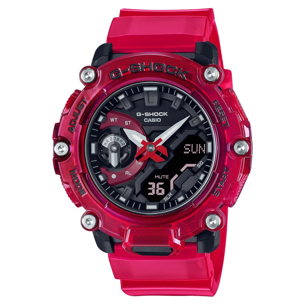 Casio G-Shock GA-2200SKL-4ADR Analog/Digital Men's Watch - Red