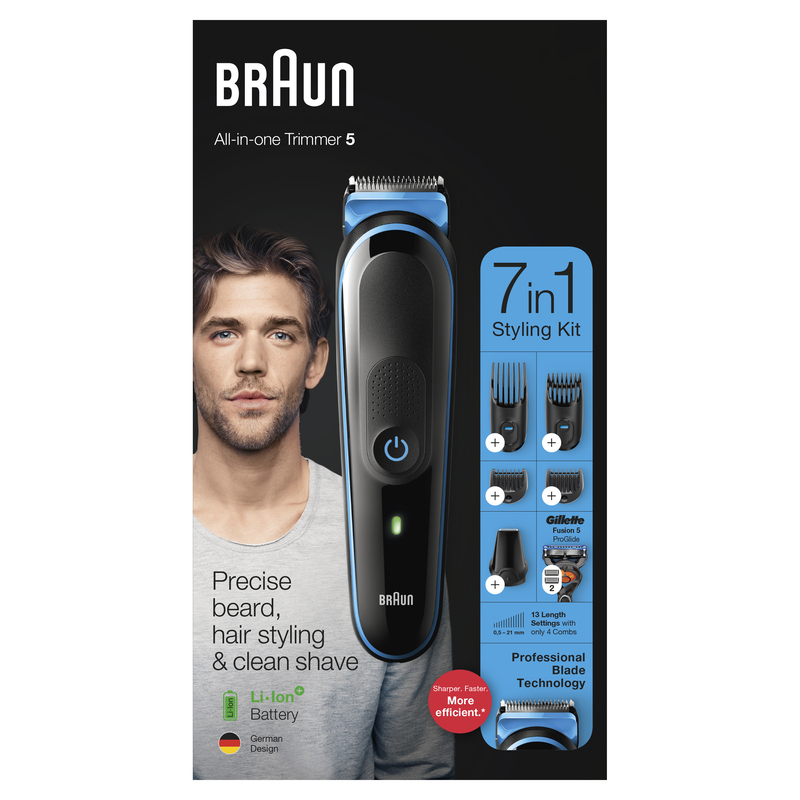 Braun MGK5245 All-in-One Hair Trimmer- Black/Blue