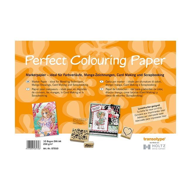 Transotype Perfect Colouring Paper - A4 (50 Sheets)