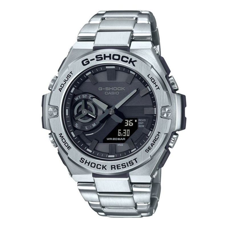 Casio G-Shock Gst-B500D-1A1Dr Analog-Digital Men's Watch - Silver